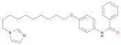 Benzamide, N-[4-[[10-(1H-imidazol-1-yl)decyl]oxy]phenyl]-