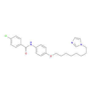 Benzamide, 4-chloro-N-[4-[[8-(1H-imidazol-1-yl)octyl]oxy]phenyl]-