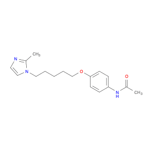 Acetamide, N-[4-[[5-(2-methyl-1H-imidazol-1-yl)pentyl]oxy]phenyl]-