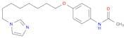 Acetamide, N-[4-[[8-(1H-imidazol-1-yl)octyl]oxy]phenyl]-