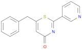 4H-1,3-Thiazin-4-one, 6-(phenylmethyl)-2-(3-pyridinyl)-