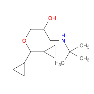 2-Propanol, 1-(dicyclopropylmethoxy)-3-[(1,1-dimethylethyl)amino]-