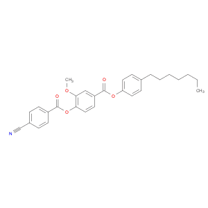 Benzoic acid, 4-[(4-cyanobenzoyl)oxy]-3-methoxy-, 4-heptylphenyl ester
