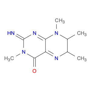 4(3H)-Pteridinone, 2,6,7,8-tetrahydro-2-imino-3,6,7,8-tetramethyl-