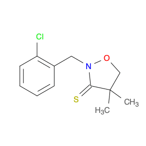 3-Isoxazolidinethione, 2-[(2-chlorophenyl)methyl]-4,4-dimethyl-