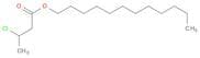 Butanoic acid, 3-chloro-, dodecyl ester