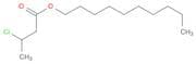 Butanoic acid, 3-chloro-, decyl ester