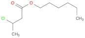 Butanoic acid, 3-chloro-, hexyl ester