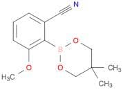 2-(5,5-Dimethyl-1,3,2-dioxaborinan-2-yl)-3-methoxybenzonitrile