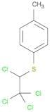 Benzene, 1-methyl-4-[(1,2,2,2-tetrachloroethyl)thio]-