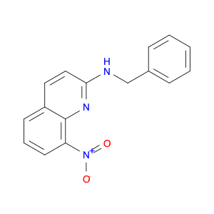 2-Quinolinamine, 8-nitro-N-(phenylmethyl)-