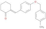 Cyclohexanone, 2-[[4-[(4-methylphenyl)methoxy]phenyl]methylene]-, (E)-