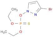 1H-Pyrazole, 3-bromo-1-[(diethoxyphosphinothioyl)oxy]-
