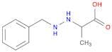 Propanoic acid, 2-[2-(phenylmethyl)hydrazino]-