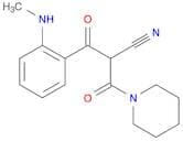 Piperidine, 1-[2-cyano-3-[2-(methylamino)phenyl]-1,3-dioxopropyl]-