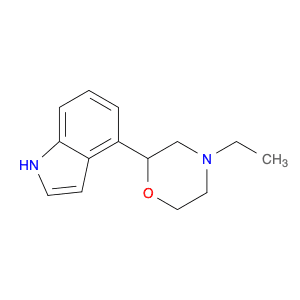 1H-Indole, 4-(4-ethyl-2-morpholinyl)-