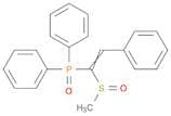 Phosphine oxide, [1-(methylsulfinyl)-2-phenylethenyl]diphenyl-