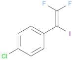 Benzene, 1-chloro-4-(2,2-difluoro-1-iodoethenyl)-