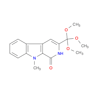 1H-Pyrido[3,4-b]indol-1-one, 2,9-dihydro-9-methyl-3-(trimethoxymethyl)-