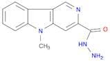 5H-Pyrido[4,3-b]indole-3-carboxylic acid, 5-methyl-, hydrazide