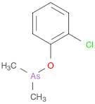 Arsinous acid, dimethyl-, 2-chlorophenyl ester