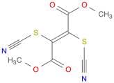 2-Butenedioic acid, 2,3-dithiocyanato-, dimethyl ester, (E)-