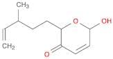 2H-Pyran-3(6H)-one, 6-hydroxy-2-(3-methyl-4-pentenyl)-