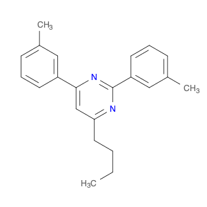 Pyrimidine, 4-butyl-2,6-bis(3-methylphenyl)-