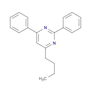 Pyrimidine, 4-butyl-2,6-diphenyl-