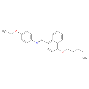 Benzenamine, 4-ethoxy-N-[[4-(pentyloxy)-1-naphthalenyl]methylene]-