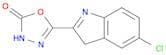 1,3,4-Oxadiazol-2(3H)-one, 5-(5-chloro-3H-indol-2-yl)-