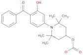 Carbonic acid, 4-benzoyl-3-hydroxyphenyl2,2,6,6-tetramethyl-4-piperidinyl ester