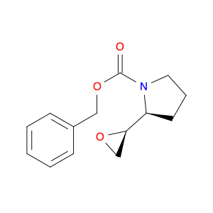 1-Pyrrolidinecarboxylic acid, 2-(2S)-oxiranyl-, phenylmethyl ester, (2S)-