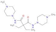 Propanediamide, 2,2-diethyl-N,N'-bis(4-methyl-1-piperazinyl)-