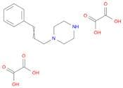 Piperazine, 1-(3-phenyl-2-propenyl)-, ethanedioate (1:2)