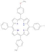 21H,23H-PORPHINE, 5-(4-IODOPHENYL)-20-(4-METHOXYPHENYL)-10-(4-METHYLPHENYL)-15-PHENYL- (9CI)