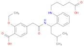 Benzoic acid,4-[2-[[1-[2-[(4-carboxybutyl)amino]phenyl]-3-methylbutyl]amino]-2-oxoethyl]-2-ethoxy-
