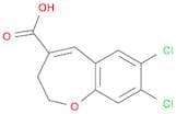 1-Benzoxepin-4-carboxylic acid, 7,8-dichloro-2,3-dihydro-