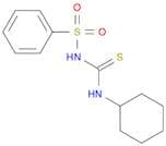 Benzenesulfonamide, N-[(cyclohexylamino)thioxomethyl]-