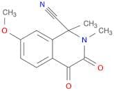 7-methoxy-1,2-dimethyl-3,4-dioxo-isoquinoline-1-carbonitrile