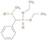 Phosphonic acid, [(methylsulfinyl)phenylmethyl]-, diethyl ester