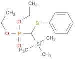 Phosphonic acid, [(phenylthio)(trimethylsilyl)methyl]-, diethyl ester