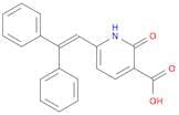 3-Pyridinecarboxylic acid, 6-(2,2-diphenylethenyl)-1,2-dihydro-2-oxo-