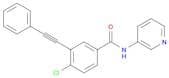 Benzamide, 4-chloro-3-(phenylethynyl)-N-3-pyridinyl-