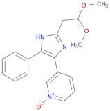 Pyridine, 3-[2-(2,2-dimethoxyethyl)-5-phenyl-1H-imidazol-4-yl]-, 1-oxide