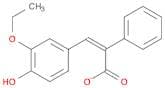 3-(3-Ethoxy-4-hydroxyphenyl)-2-phenylacrylic acid
