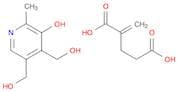 4,5-bis(hydroxymethyl)-2-methyl-pyridin-3-ol; 2-methylenepentanedioate