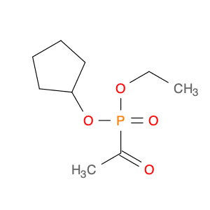 Phosphonic acid, acetyl-, cyclopentyl ethyl ester