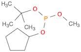 Phosphorous acid, cyclopentyl 1,1-dimethylethyl methyl ester
