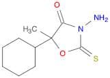 4-Oxazolidinone, 3-amino-5-cyclohexyl-5-methyl-2-thioxo-